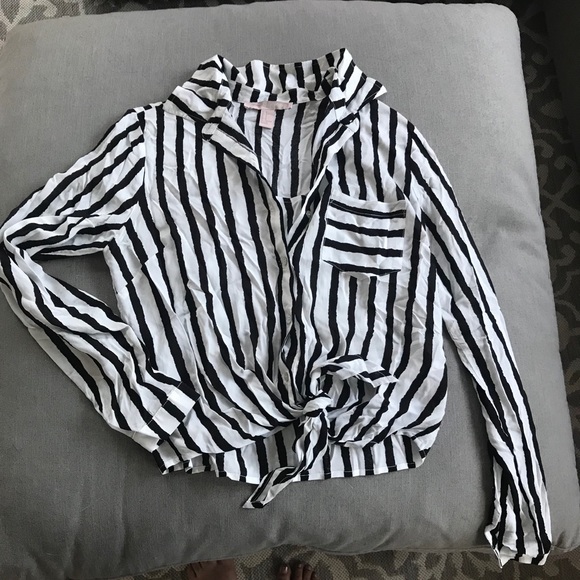 Tops - Forever 21 striped button up